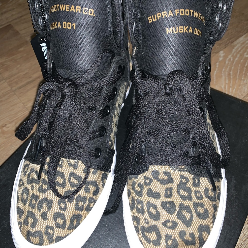 Supra Leopard Print Sneakers